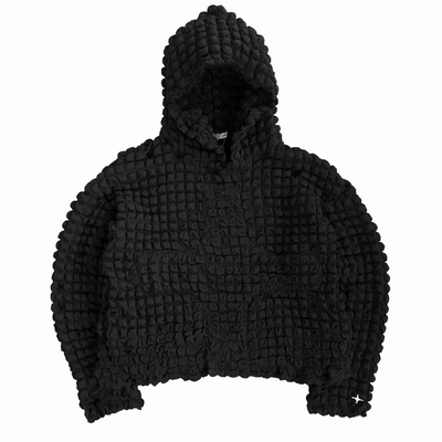 BUBBLE PLEAT HOODIE