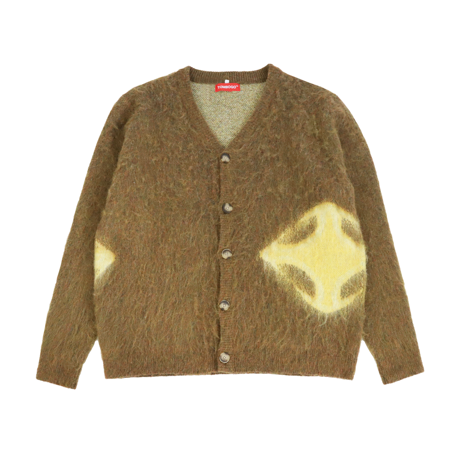 LIGHT FLARE MOHAIR KNIT CARDIGAN